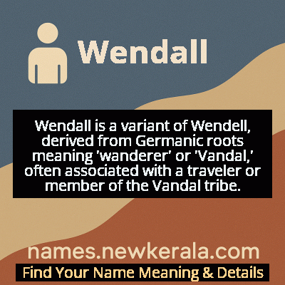 Wendall Name Meaning and Origin