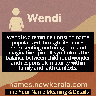 Wendi Name Meaning and Origin