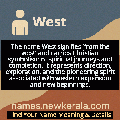 West Name Meaning and Origin