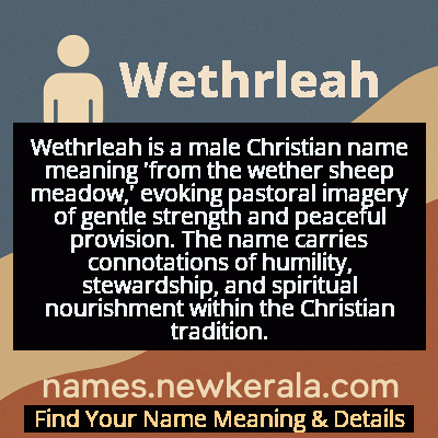 Wethrleah Name Meaning and Origin