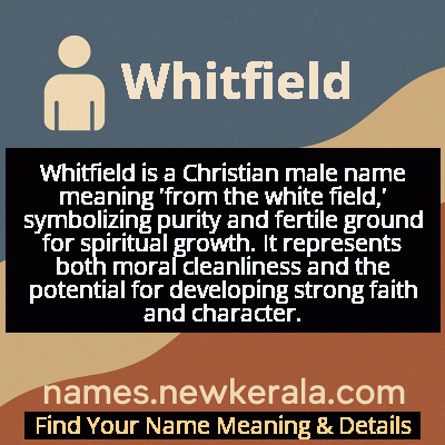 Whitfield Name Meaning and Origin