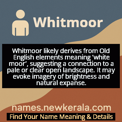 Whitmoor Name Meaning and Origin