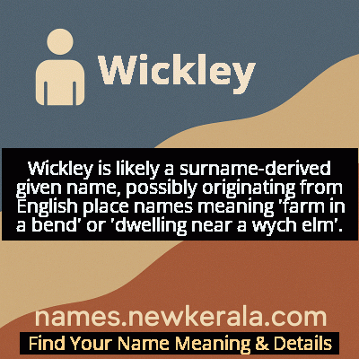 Wickley Name Meaning and Origin
