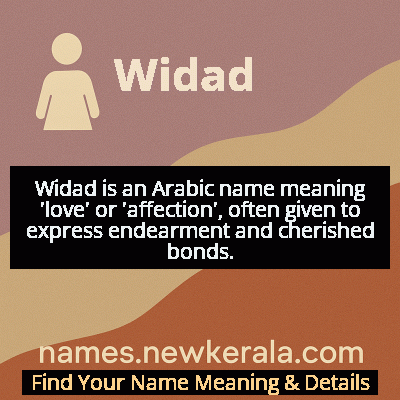 Widad Name Meaning and Origin
