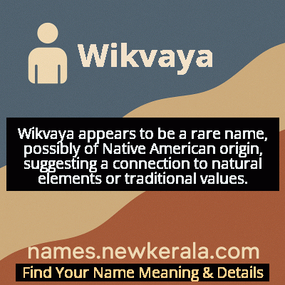 Wikvaya Name Meaning and Origin