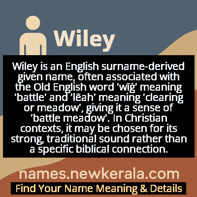 Wiley Name Meaning and Origin