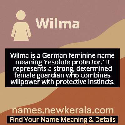 Wilma Name Meaning and Origin