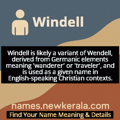 Windell Name Meaning and Origin