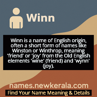 Winn Name Meaning and Origin