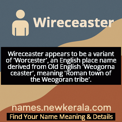 Wireceaster Name Meaning and Origin