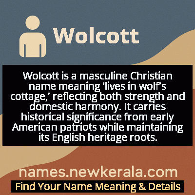 Wolcott Name Meaning and Origin