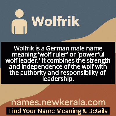 Wolfrik Name Meaning and Origin
