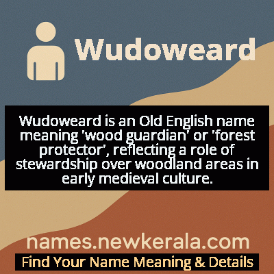 Wudoweard Name Meaning and Origin
