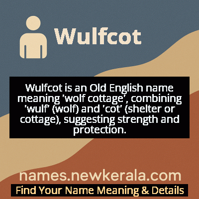 Wulfcot Name Meaning and Origin