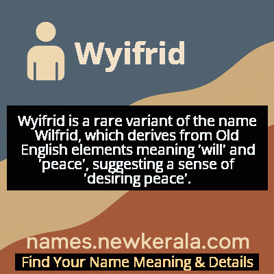 Wyifrid Name Meaning and Origin