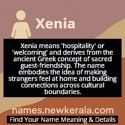 Xenia Name Meaning and Origin