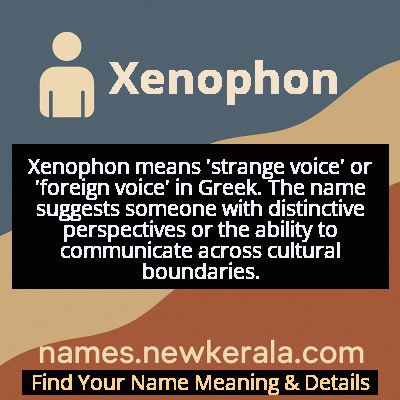 Xenophon Name Meaning and Origin