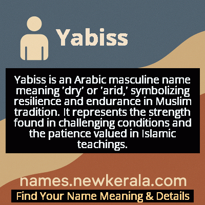 Yabiss Name Meaning and Origin
