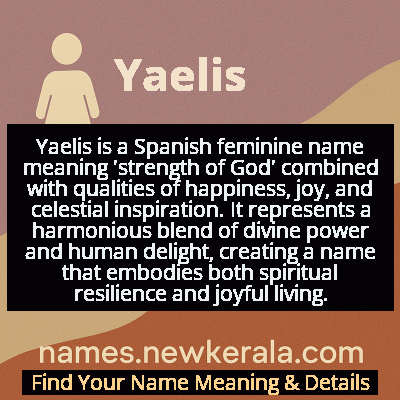 Yaelis Name Meaning and Origin