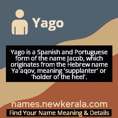 Yago Name Meaning and Origin