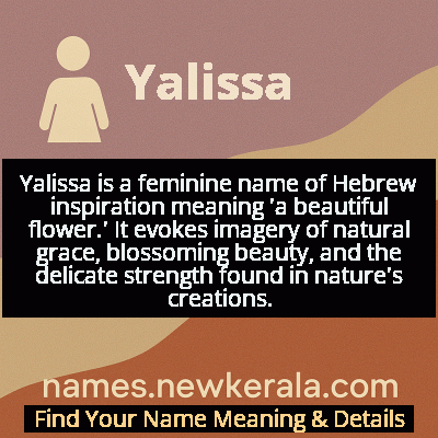 Yalissa Name Meaning and Origin