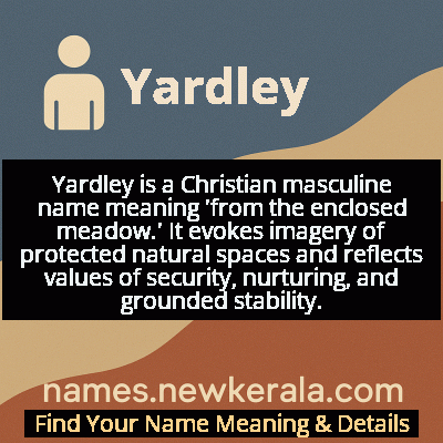 Yardley Name Meaning and Origin