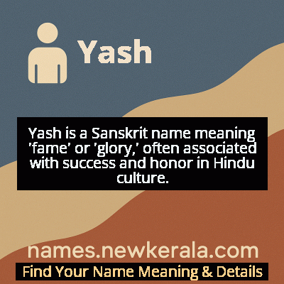 Yash Name Meaning and Origin
