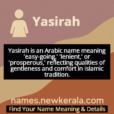 Yasirah Name Meaning and Origin