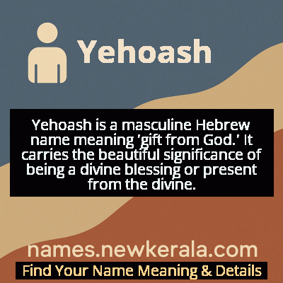 Yehoash Name Meaning and Origin