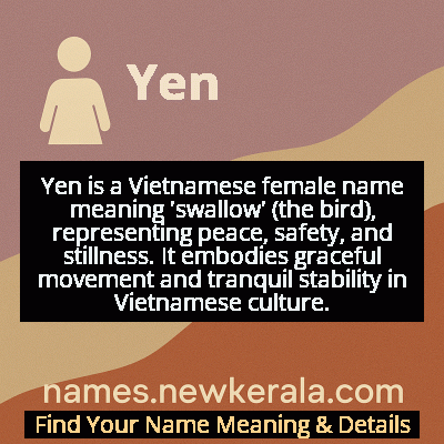 Yen Name Meaning and Origin
