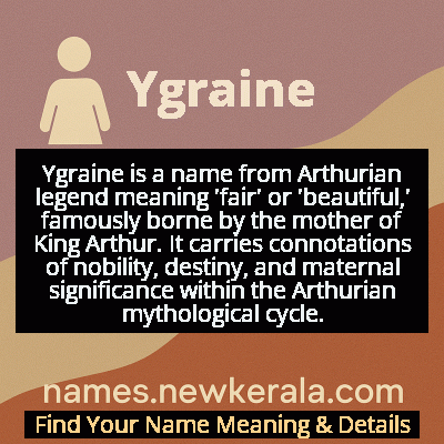 Ygraine Name Meaning and Origin