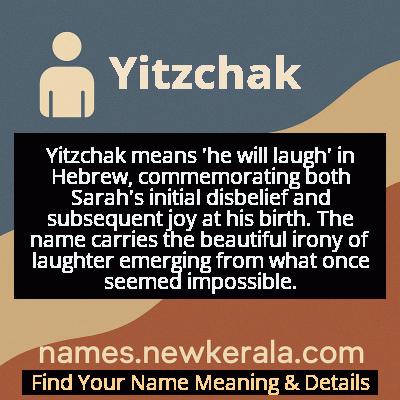 Yitzchak Name Meaning and Origin