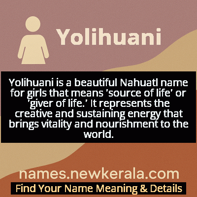 Yolihuani Name Meaning and Origin