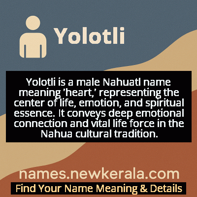 Yolotli Name Meaning and Origin