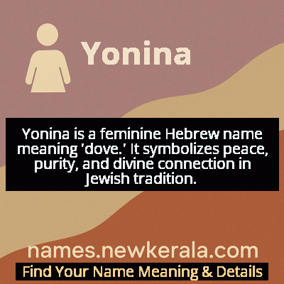 Yonina Name Meaning and Origin