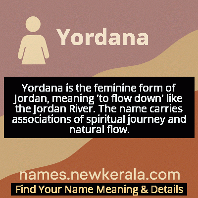 Yordana Name Meaning and Origin