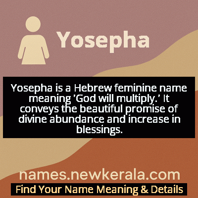 Yosepha Name Meaning and Origin