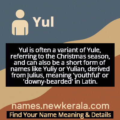 Yul Name Meaning and Origin