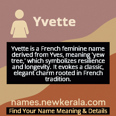 Yvette Name Meaning and Origin
