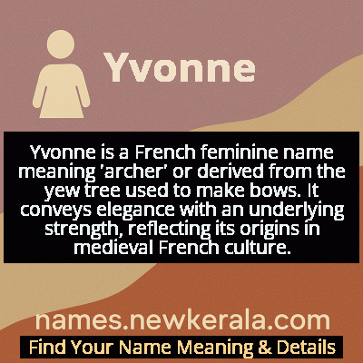 Yvonne Name Meaning and Origin