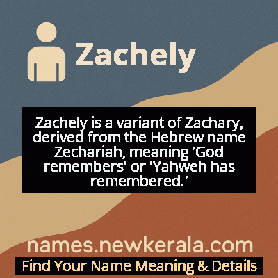 Zachely Name Meaning and Origin