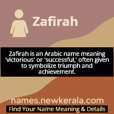 Zafirah Name Meaning and Origin