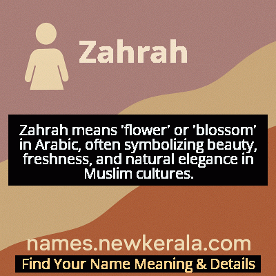 Zahrah Name Meaning and Origin