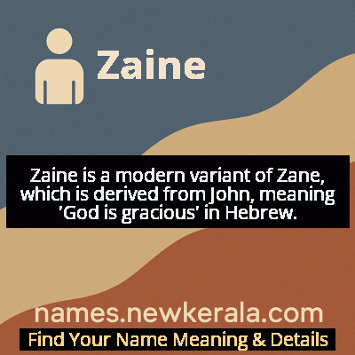 Zaine Name Meaning and Origin