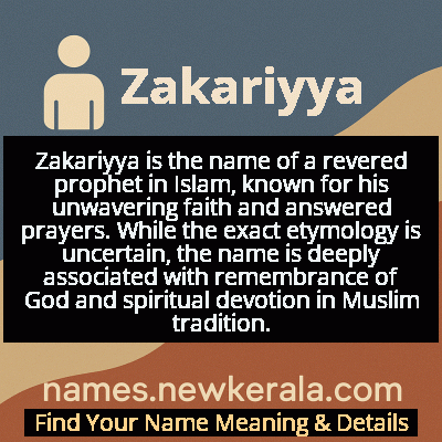 Zakariyya Name Meaning and Origin