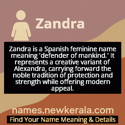 Zandra Name Meaning and Origin