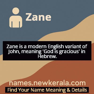Zane Name Meaning and Origin
