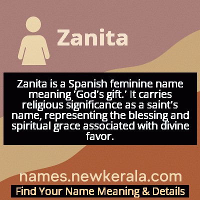 Zanita Name Meaning and Origin