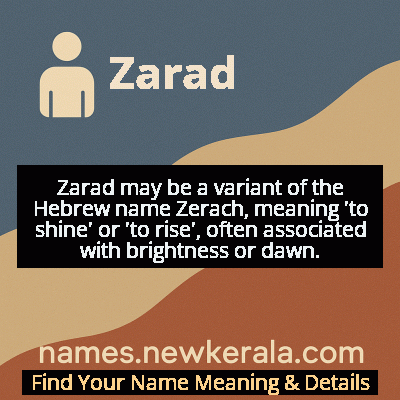 Zarad Name Meaning and Origin