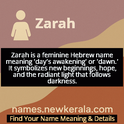 Zarah Name Meaning and Origin